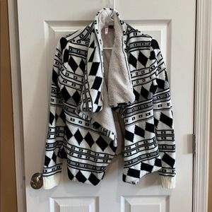 Sherpa lined‎ sz LG sweater